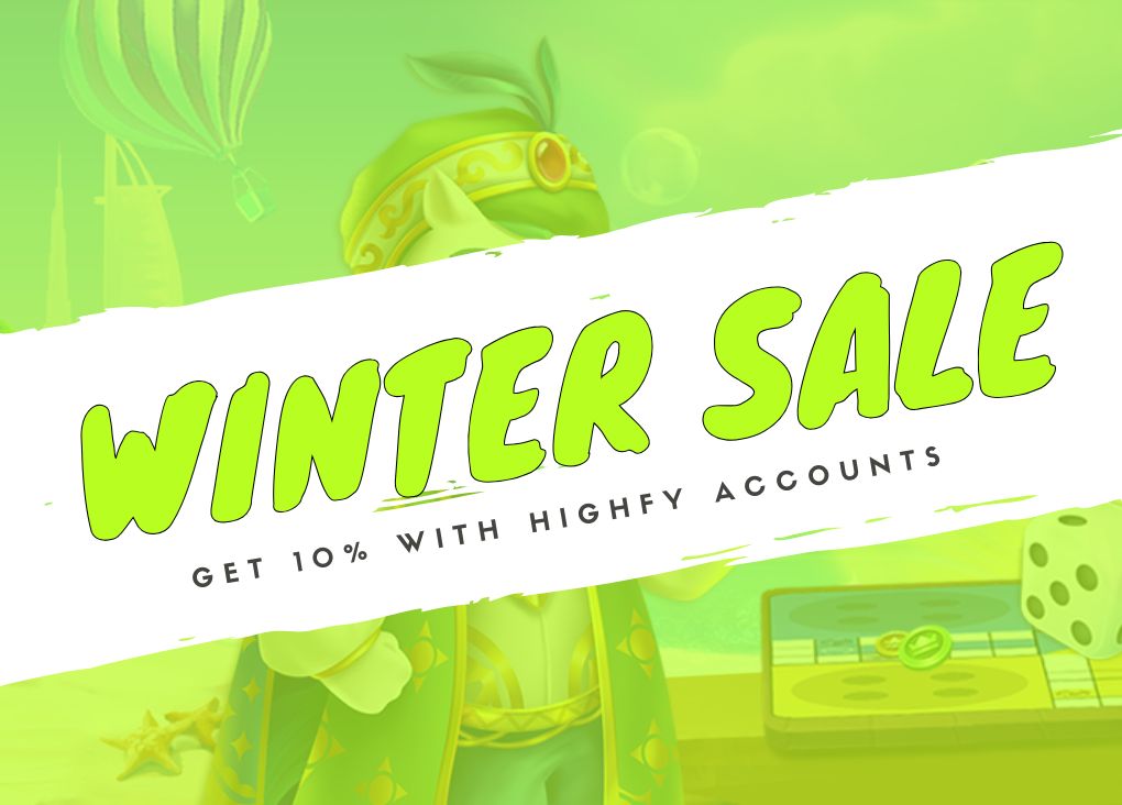 Winter sale on highfy yalla accounts