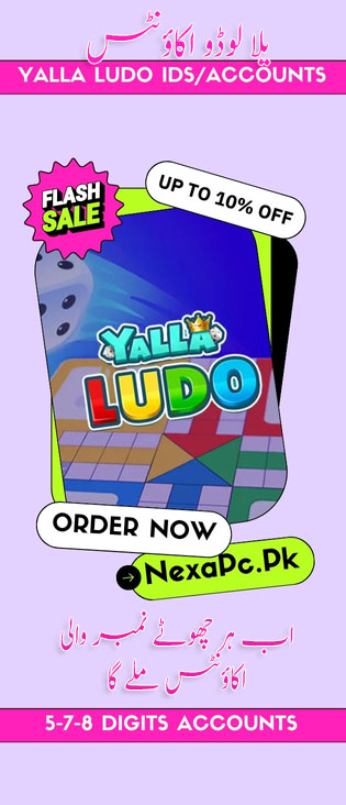 Yalla Ludo Account 5-7-8 Digtis For Sale in pakistan
