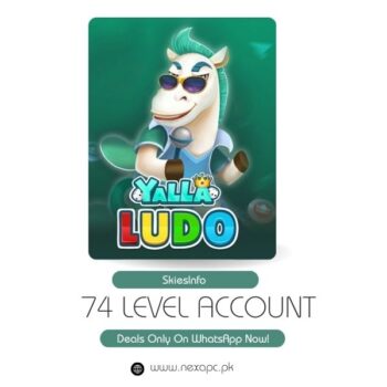 74 Level Yalla Ludo Account Price in Pakistan
